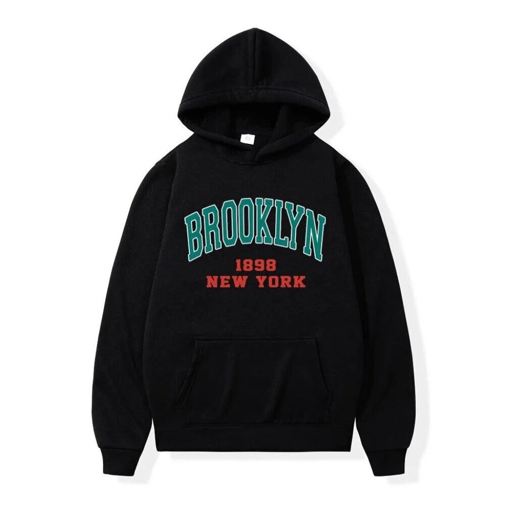 Pullover Hoody 1898 Brooklyn New York Printed Size 6
